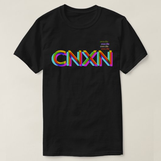 Mannen CNXN-rism T-shirt (Design voorkant)