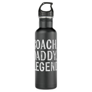 Mannen Coaching Gifts Coach Papa Legend vaders Da Waterfles
