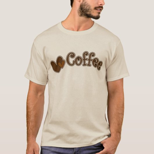 Mannen-Coffee Lovers T-shirt (Voorkant)