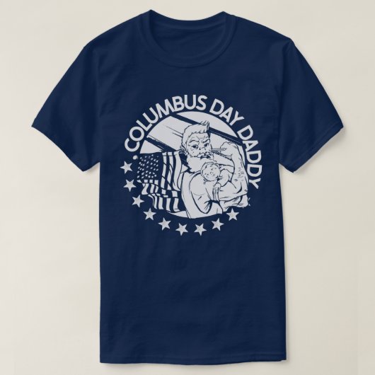 Mannen Columbus Day Christopher T-shirt (Design voorkant)