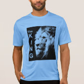 Mannen concurrent Lion Carolina Blue King T-shirt (Voorkant)