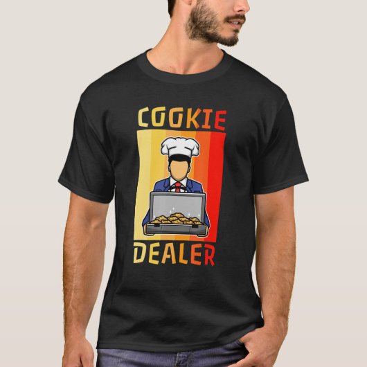 Mannen Cookiedealer T-shirt (Voorkant)
