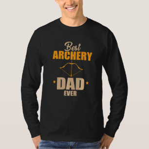 Mannen Cool Best Boogschieten Papa Ever Zeggen Kle T-shirt