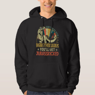 Mannen Cool Big Brothersaurus Dinosaur Rex Vintage Hoodie