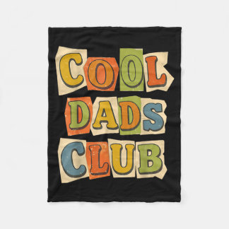 Mannen Cool Dads Club Vintage Vader Vaderdag Fleece Deken