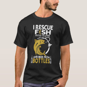 Mannen Cool Fishing T-shirt voor mannen die van dr