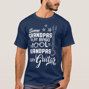 Mannen Cool Grandpas Play Guitar Grandpa 2347 T-shirt