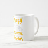 Mannen Cool Local Farmer Tractor Driver Farming of Koffiemok (Voorkant rechts)