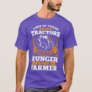 Mannen Cool Local Farmer Tractor Driver Farming of T-shirt
