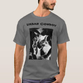 Mannen Cool Modern Urban Cowboy Art Classic T-shirt (Voorkant)