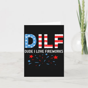 Mannen Cool Papa Kerel Liefde Vuurwerk Sarcastisch Kaart