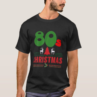 Mannen COOL: Retro Ugly 80S kerstparty outfit G T-shirt