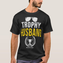 Mannen Cool Vintage Stijl Trofee Echtgenoot Valent T-shirt