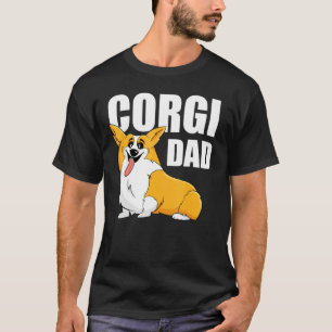 Mannen Corgi Dad Pembroke Welsh Corgi Graphic T-shirt
