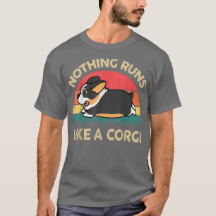 Mannen Corgi heeft niets te maken met een driekleu T-shirt