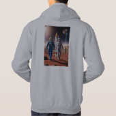 Mannen Cosmic Mars Exploration Hoodie – Astronaute (Achterkant)