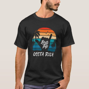 Mannen Costa Rica-kerels met een matchingviscosing T-shirt