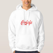 Mannen "covfefe" hoodie (Voorkant)