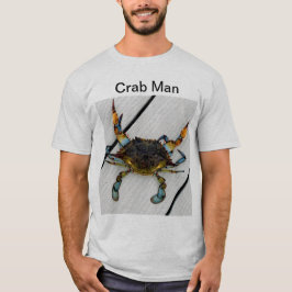 Mannen "Crab Man" Tee Shirt