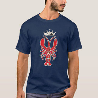 Mannen Crawfish King, laten we Cray Crayfish halen T-shirt