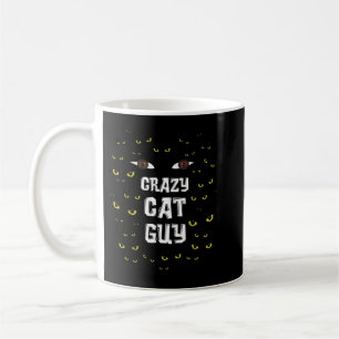 Mannen Crazy Cat Guy _ Cat Dad T-Shirt Koffiemok