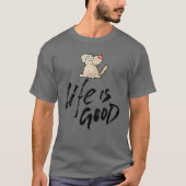 Mannen crème Pet grafisch T liefdadig ontwerp voor T-shirt (Voorkant)