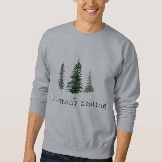 Mannen Crewneck Allegheny Nesting Sweatshirt (Voorkant)
