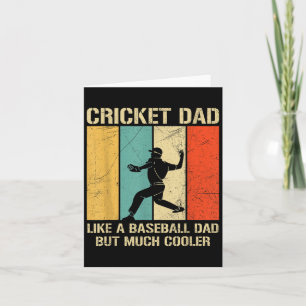 Mannen cricket sport citaat voor een cricket vader kaart