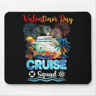 Mannen Cruise Squad Valentijnsdag Vakantie Reizen Muismat