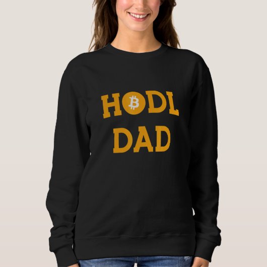 Mannen Crypto Pap Trader Ethereum Bitcoin Pap Hodl Trui (Voorkant)