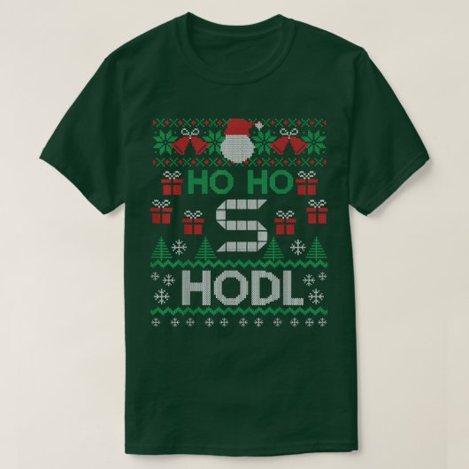Mannen Cryptocurrency Ho ho Hodl Solana Ugly Chris T-shirt (Design voorkant)