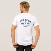 Mannen, CSP Classic Logo + Team Tri-Blend Shirt (Achterkant volledig)