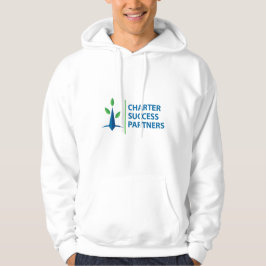 Mannen, CSP-structuur met gestapelde naam logo Hoodie