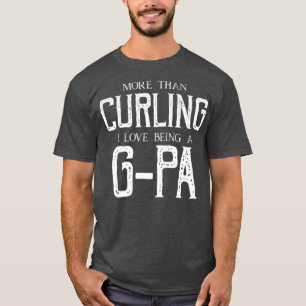 Mannen Curling Opa Opa GPA Vaders T-shirt