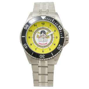 Mannen Custom Bowling (naam toevoegen) Armband Hor Horloge