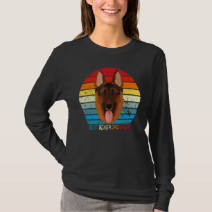 Mannen Cute Best Boxer Dog Dad Oog Retro  P T-shirt