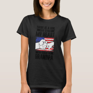 Mannen daar is meisje dat mijn hart gestolen heeft t-shirt