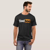 Mannen DAD BOD - Klassieke stijl Vader Dag Funny D T-shirt (Voorkant volledig)