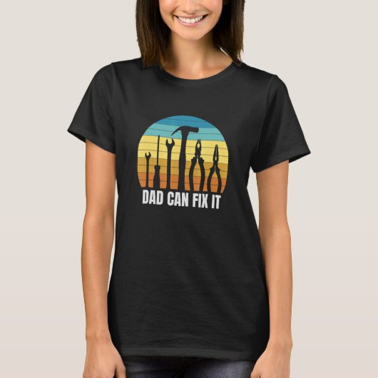 Mannen DAD KAN CRAFTSMAN HANDYMAN T-shirt (Voorkant)