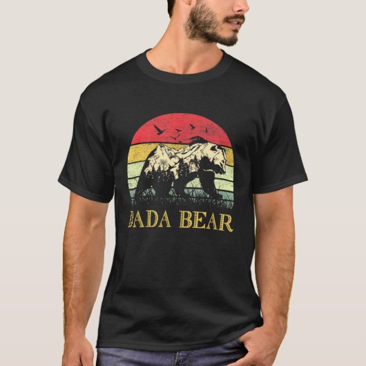 Mannen Dada Beer Funny T-shirt (Voorkant)