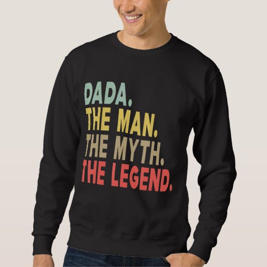 Mannen dada het Man de mythe de legende papa Trui (Voorkant)