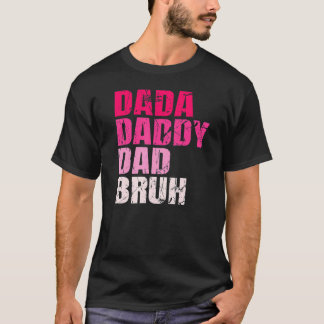 Mannen dada papa Bruh die van de Jongens houdt T-shirt