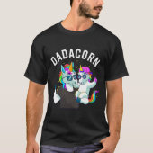 Mannen Dadacorn Unicorn T-shirt (Voorkant)