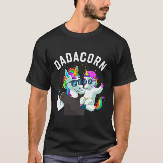 Mannen Dadacorn Unicorn T-shirt