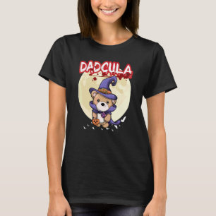 Mannen Dadcula Dracule Vampier Vader Halloween Fee T-shirt