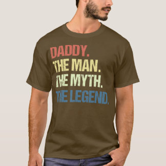 Mannen DADDY HET MAN DE MYTH DE LEGEND Mannen VOOR T-shirt