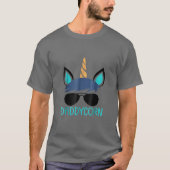 Mannen Daddycorn Unicorn Pap Vaderdag Gift T-shirt (Voorkant)