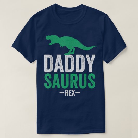 Mannen Daddysaurus Re Funny Dad Gift T-shirt (Design voorkant)