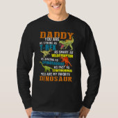 Mannen Daddysaurus T Rex Dinosaur Dad Saurus Famil T-shirt (Voorkant)