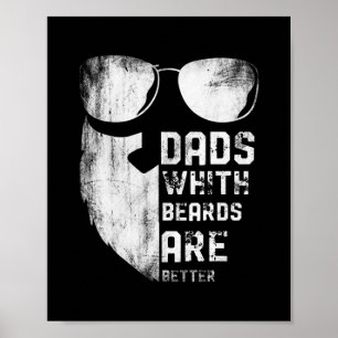 Mannen Dads met oorsbanden zijn betere grappige va Poster
